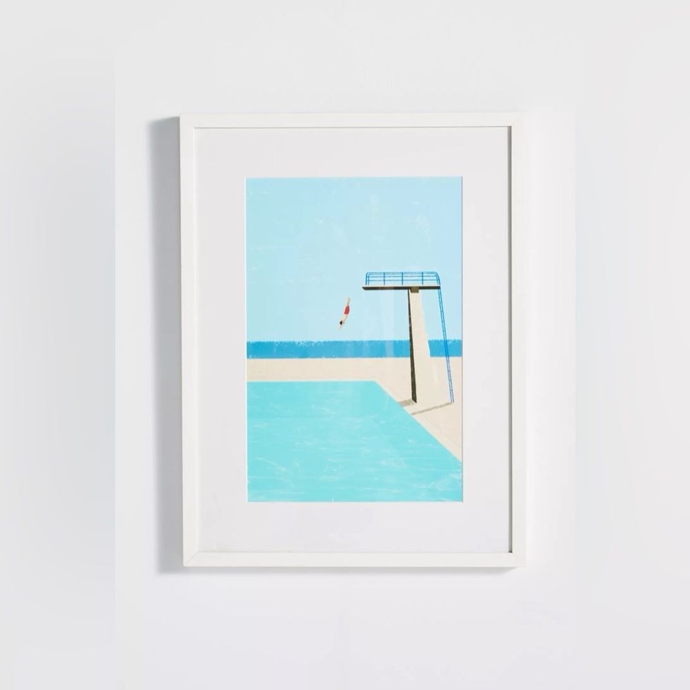 ARTFULLY WALLS Canicule 4 by Raphaelle Martin Framed Wall Art - 19” x 25”
